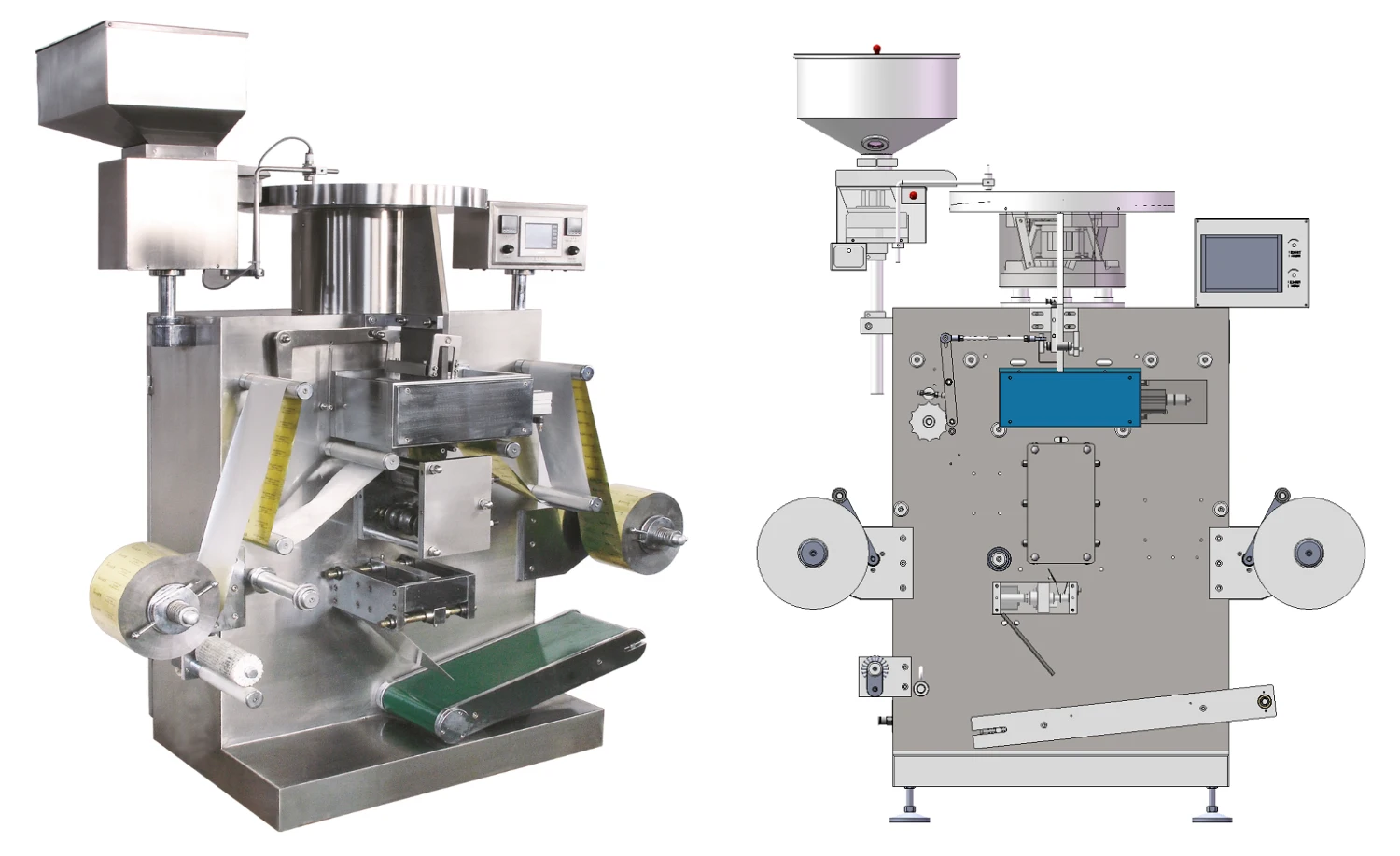 DLL-160 Auto Double Aluminum Strip Packing Machine (Soft Double AL)